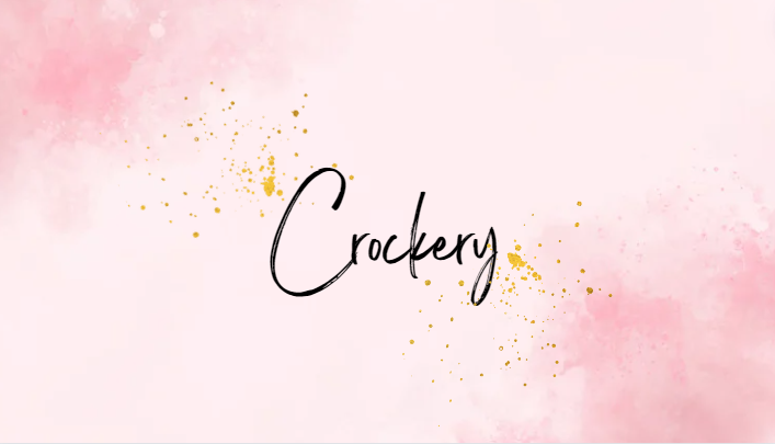 Crockery Dazzling NEW